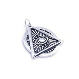 Stainless Steel All Seeing Eye Pendant Necklace