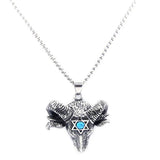 Polishing Goat Star Pendant Stainless Steel Pendant