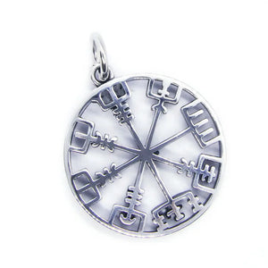 Round Hollow Pendant Stainless Steel Biker Pendant