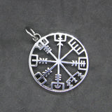 Round Hollow Pendant Stainless Steel Biker Pendant