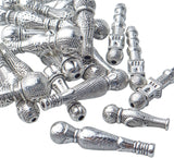 Antique Silver Cone Bead Caps for DIY Craft Jewelry Making