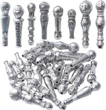 Antique Silver Cone Bead Caps for DIY Craft Jewelry Making
