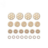100g Mixed Metal Steam Punk Gears Jewelry Making Findings DIY Alloy Accessories