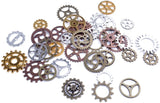 100g Mixed Vintage Skeleton Keys Steampunk Charms Antique Bronze Gears Cogs
