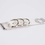 Rhinestone Choker Punk Bondage Fetish Name Collar Necklace