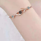 100 Languages I Love You Projection Bracelet Pendant Jewelry