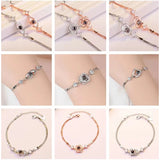 100 Languages I Love You Projection Bracelet Pendant Jewelry