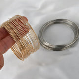 100 Memory Steel Wire 60-115mm for Jewelry Making DIY Beading