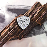 D VVS1 Moissanite Triangle Gem 0.1-5ct