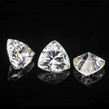 D VVS1 Moissanite Triangle Gem 0.1-5ct