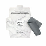 100 Marbling Packaging Wiping Cloth and Silver Jewelry Polishing