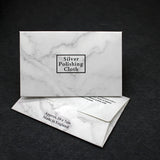 100 Marbling Packaging Wiping Cloth and Silver Jewelry Polishing