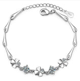 100% Moissanite D Diamond Tennis Charm Bracelet Silver 925