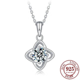 Moissanite Diamond Pendant 925 Silver Necklace Women Jewelry