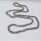 Natural Freshwater Pearl Long Necklace