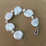 NATURE FRESHWATER Baroque PEARL BRACELET - BIG BAROQUE pearl BRACELET