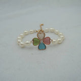 AAAAA Freshwater Pearl Bracelet - 100% Natural - Plating