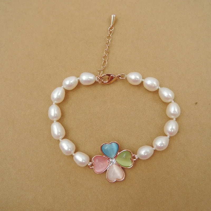 AAAAA Freshwater Pearl Bracelet - 100% Natural - Plating