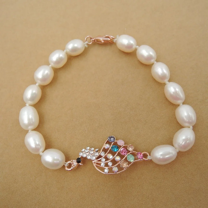 AAAAA Freshwater Pearl Bracelet - 100% Natural