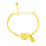 18k Tiger Bracelet 999 Soild Bangles Jewelry Wedding