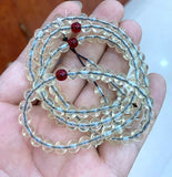 6mm Mexico Sky Amber Beads Bracelet