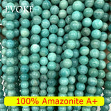 A+ Amazonite Stone Beads 8mm Smooth Round Beads