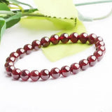 Natural AA Garnet Bracelet 8~9mm Bead Bracelet