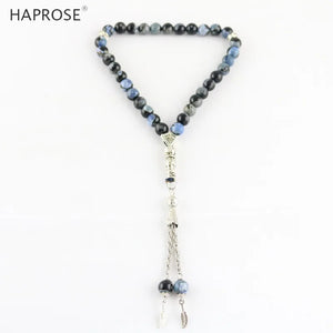 100% Natural Agate 33 Beads Muslim Bracelet 6-10mm Tasbih Ala Rosaries
