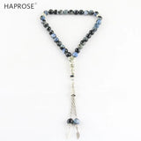 100% Natural Agate 33 Beads Muslim Bracelet 6-10mm Tasbih Ala Rosaries