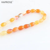 100% Natural Agate 33 Beads Muslim Bracelet Tasbih Alla Prayer Beaded