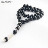 100% Natural Agate 33 Beads Muslim Prayer Bracelet