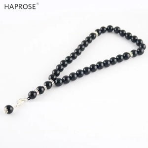 100% Natural Agate 33 Beads Muslim Prayer Bracelet