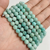 Natural Amazonite Stone Beads Spacer 6 8 10 12 mm Round Loose Beads