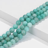 Natural Amazonite Stone Beads Spacer 6 8 10 12 mm Round Loose Beads