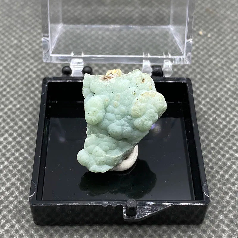 100% Natural Hemimorphite Rough Specimen Crystal UV Fluorescent +BOX 3.5cm