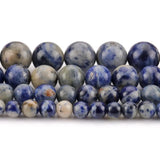 Natural Sodalite Jaspers Beads 6/8/10/12mm Round Loose Stone Beads