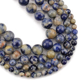 Natural Sodalite Jaspers Beads 6/8/10/12mm Round Loose Stone Beads