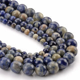 Natural Sodalite Jaspers Beads 6/8/10/12mm Round Loose Stone Beads