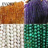 Natural Citrine Malachite Moonstone Beads for Jewelry Making