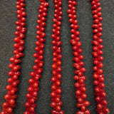 Natural Coral Peanut Bead Small Hole Beads for Jewelry Making DIY