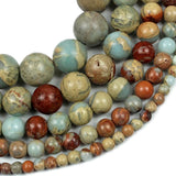 Natural Dark Shoushan Stone Round Loose Beads 4-12mm