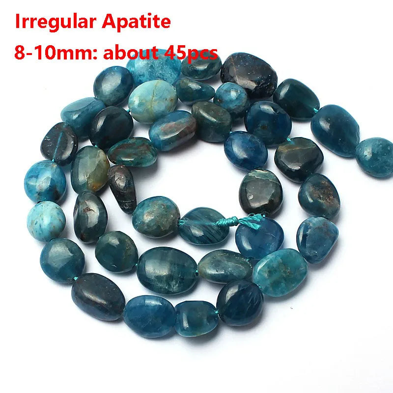 Natural Faceted Apatite Round Beads for DIY Jewelry Making