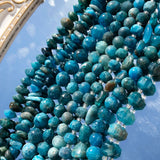 Natural Faceted Apatite Round Beads for DIY Jewelry Making