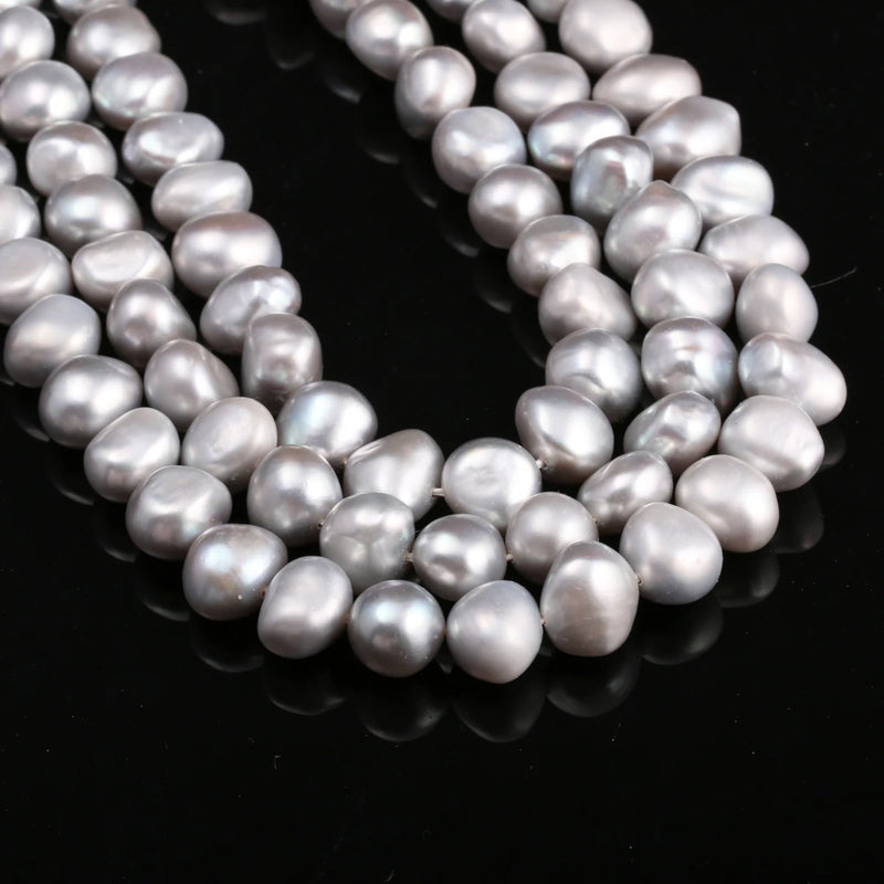 Natural Freeform Freshwater Cultured Pearls Beads DIY Jewelry Making 10mm-11mm