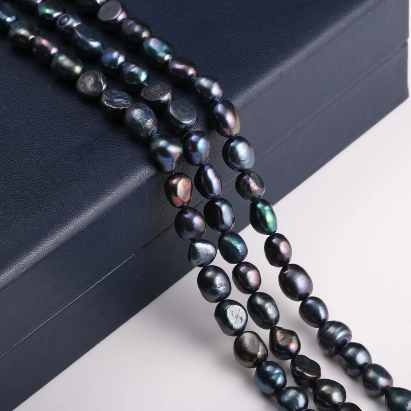 Natural Freshwater Cultured Pearls Beads 6mm-7mm DIY Jewelry Making Strand