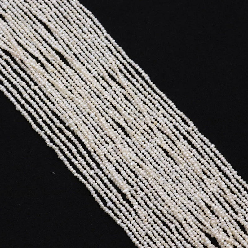 100% Natural Fresh Water Pearl Small Flaw Loose Bead 1.8-3mm Baroque