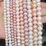 100% Natural Fresh Water pearl 5-10mm Oval Beads