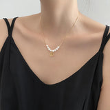Natural Freshwater Pearl 14K Filled Pendant Necklace Jewelry