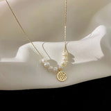 Natural Freshwater Pearl 14K Filled Pendant Necklace Jewelry