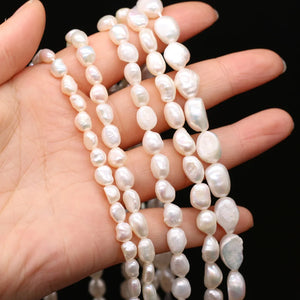 Natural Freshwater Pearl Baroque Beaded for Jewelry Making DIY